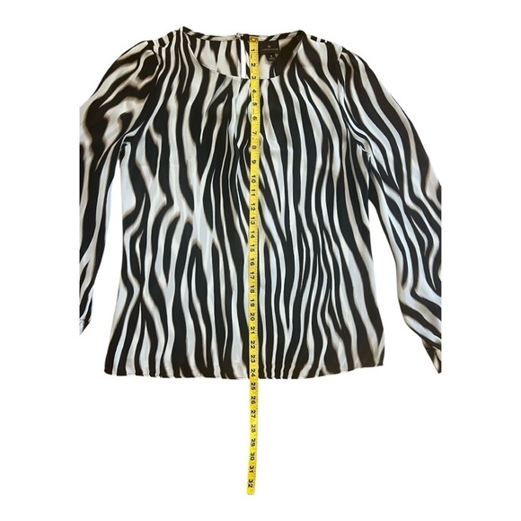 Worthington Animal Print Top size S Women - Picture 5 of 7